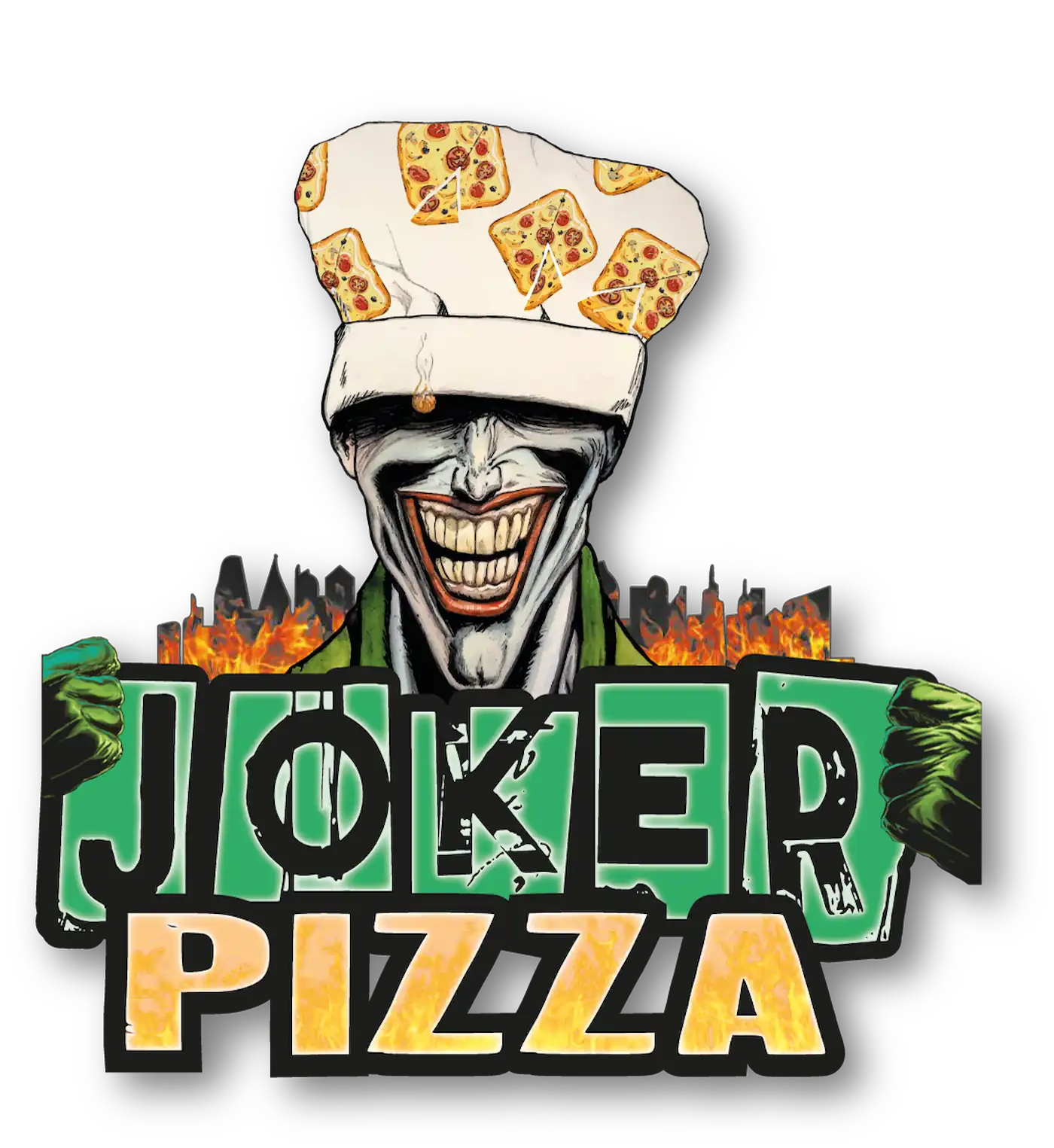 Logo Joker Pizza - Food Truck Dijon